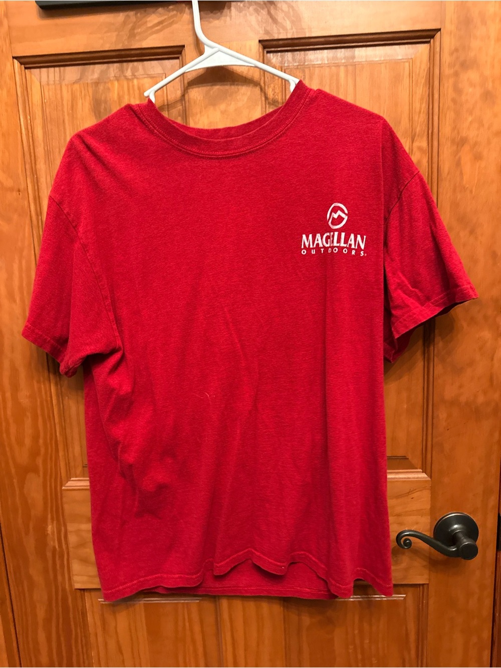 Magellan Outdoors Red Crew Neck Short-Sleeve Tee